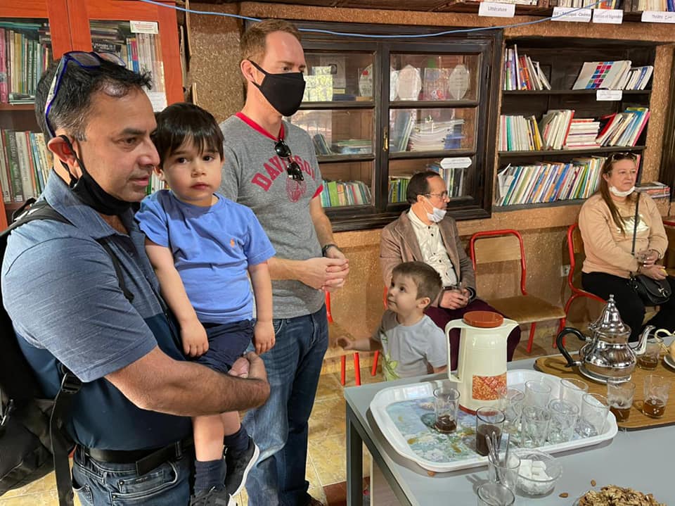 زيارة وفد امريكي رفيغ المستوى لمنزه جيوبارك مكون