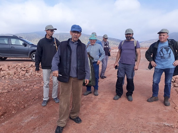 Visite des experts espagnoles de la région de  Rioja en matière des dinosaures