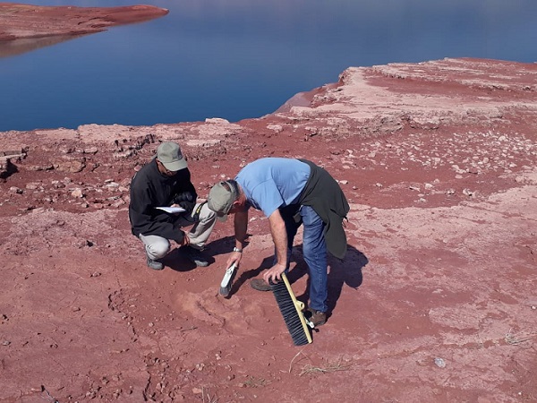 Visite des experts espagnoles de la région de  Rioja en matière des dinosaures