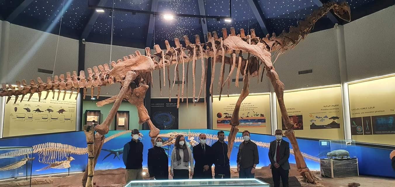 زيارة القائم بالأعمال بسفارة الولايات المتحدة الأمريكية بالمغرب لمتحف جيوبارك مكون