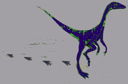Empreintes de pas de dinosaures, Ait Blal